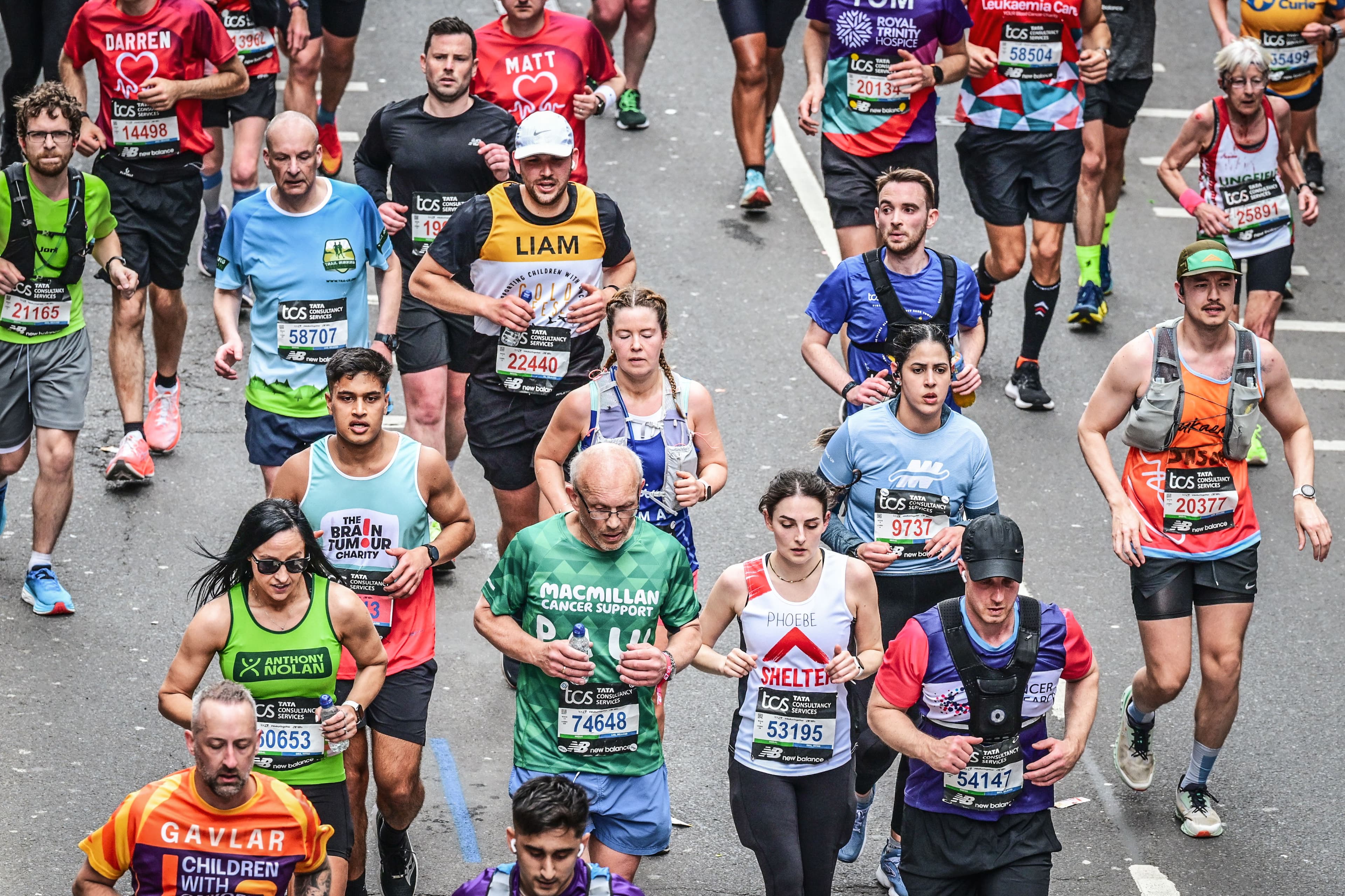 Mid-race photo