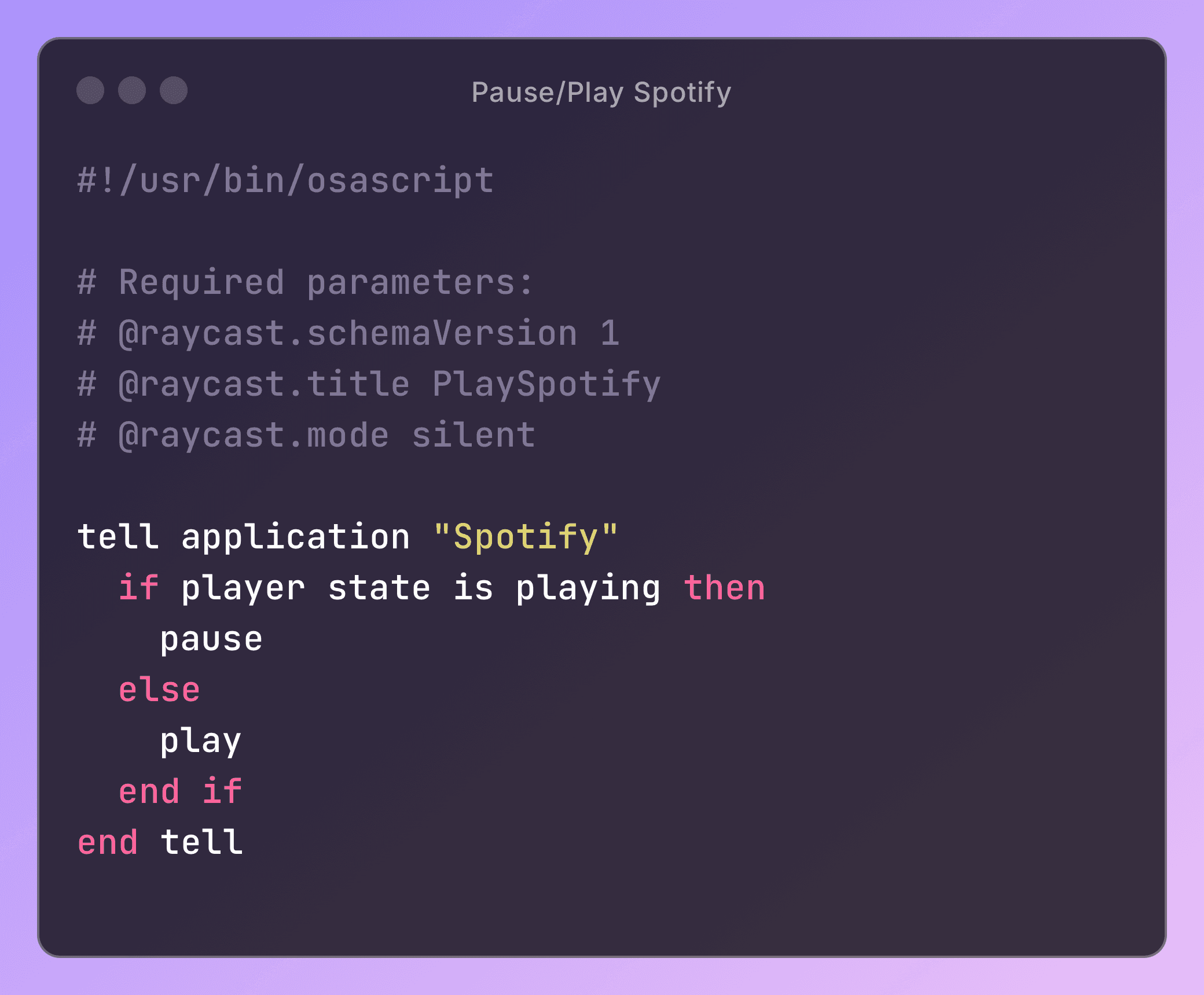 Pause/Play Spotify