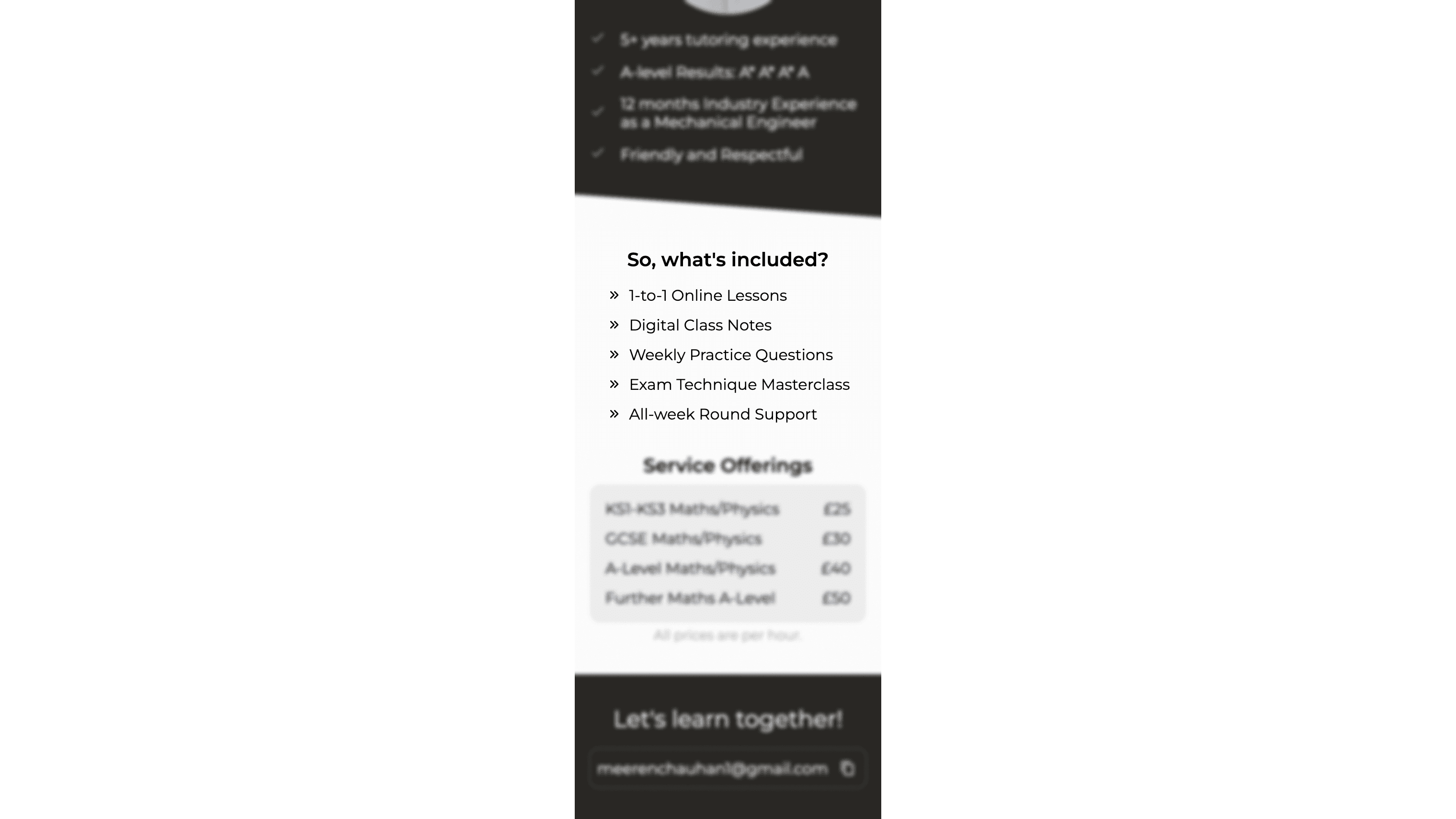 The Attributes list